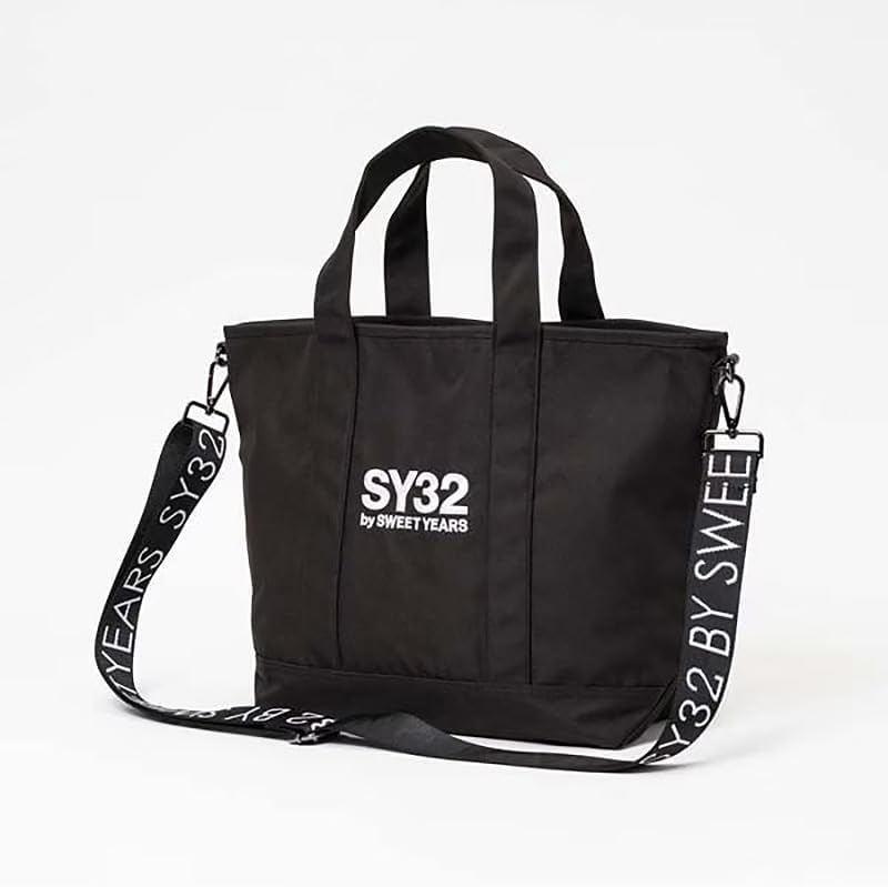 SY32 by SWEET YEARS Golf Goods Round Bag Tote Bag SHOULDER BELT Tote Bag Black One Size Fits All 32-26SN9-19