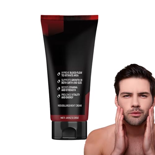 Crema Idratante Per Il Pene Maschile - Unguento Rigenerante Extra Forte Per L'ingrandimento Del Pene | Gel Da Massaggio Nutriente E Riparatore Energizzante, Cura Quotidiana Per Lo Spessore Del Pene