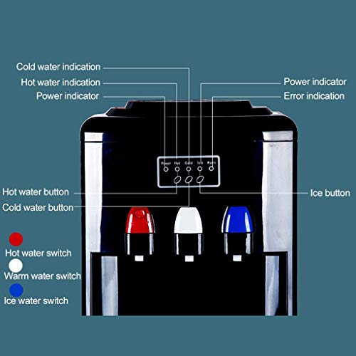Máquina para Hacer Hielo y Dispensador de Agua Fría y Caliente 2 en 1 miniatura 5