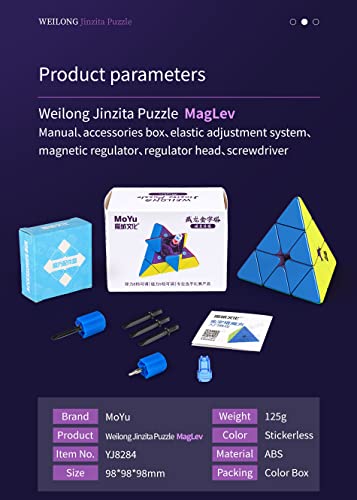Pyraminx MoYu Maglev : Rubik's cube pyramide ultra rapide pour le speedcubing - 7