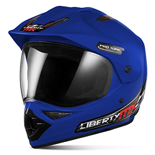 Capacete Liberty Mx Pro Vision Tam.58 Azul