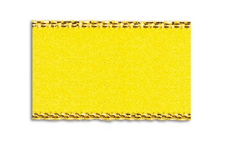Ruban satin Hamanaka 15mm doré H780-615-004 pour décoration et loisirs créatifs