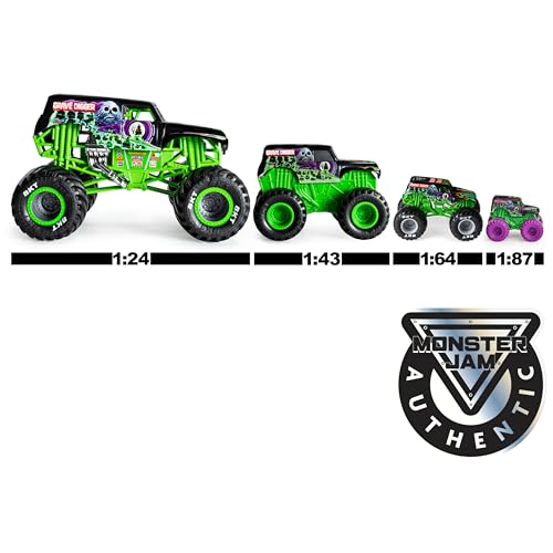 Monster Jam, Official Mini Mystery Collectible Monster Truck 12-Pack, 1:87 Scale, Great Gift for Birthday Parties