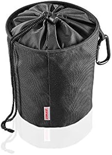 Leifheit Clothes Hanging Hook for up to 100 Dirt-Proof Fresh Laundry, Staple Basket Made of Fine Mesh Fabric, Peg Bag, Black, Polyester, 19.5 x 19.5 x 18 cm