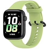 YKNIUFLY Cinturino Compatibile con Honor Watch 5, Morbido Silicone TPU, Antiscivolo, Sostituzione Regolabile, Cinturino Compatibile con Honor Watch 5.(Verde Lime)