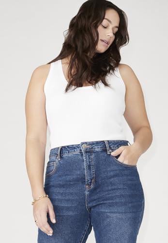 ELOQUII Women's Plus Size The Flare Leg Jean4