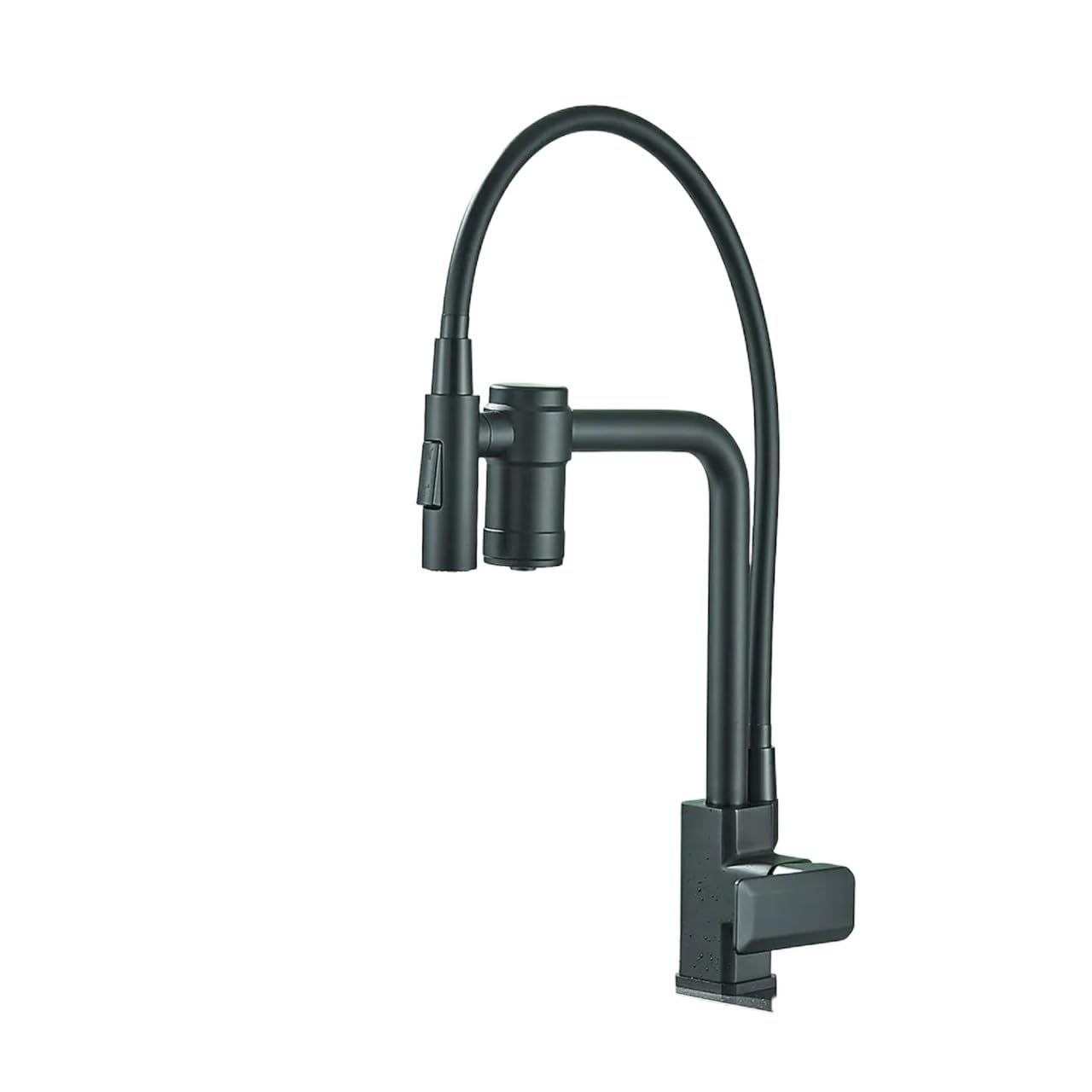 Faucet de purification eau laiton batte-mixage cuisine gris élégant