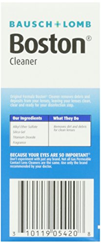 Bausch & Lomb Boston Cleaner For Contact Lenses, 1 Oz #TOP2