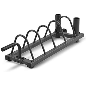 MINIKID Olympic Rubber Barbell Weight Plates, Bumper Plates 1” Bumpers 5.5/11/16.5LBS Pair of Olympic Weight Plates Set…