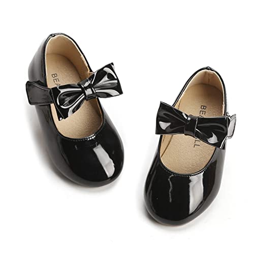 Image of Felix & Flora Toddler Flower Girl Dress Shoes - Girl Ballet Flats Party School Shoes Wedding