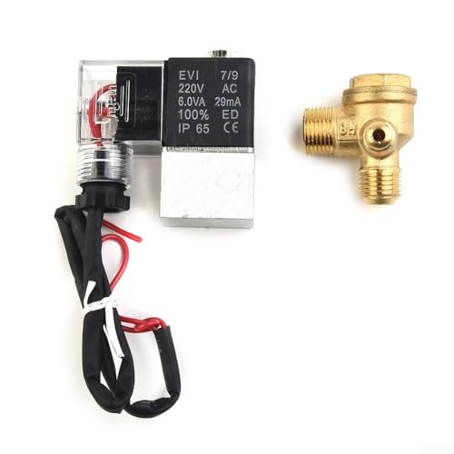 Électrovanne, accessoires de compresseur d'air, petite électrovanne de pompe à air, clapet anti-retour silencieux et sans huile DC12V(B)