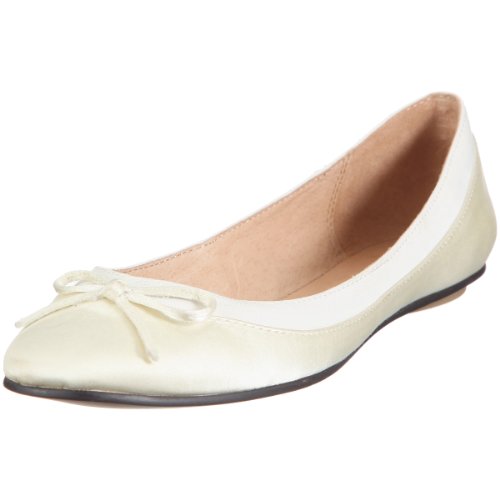 Ballerines femme plates Buffalo London 207-3562 Silk Milky 03 chaussures été