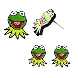 The Muppet Kermi The Frog Stud Earrings Environmental Zinc Alloy Anime Gifts Earrings for Boys Girls
