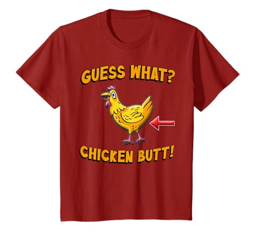 Image of Guess What Chicken Butt Top For Kids Men Women Really Funny T-Shirt