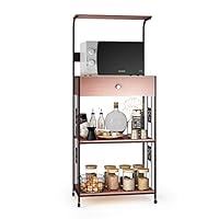 Algopix Similar Product 13 - Giantex 59 Bakers Rack Microwave Stand
