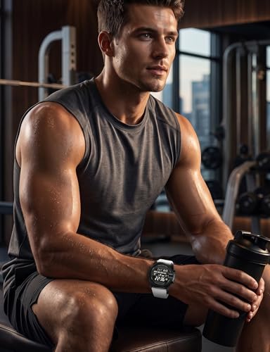 Image of V2A DIGITRON-TERRAX 2942 Digital Watch for Men | Industrial Shield Design with Oversized Digital Display | Urban Sports Everyday Watch with Countdown Timer, Alarm & 50M Water Resistance