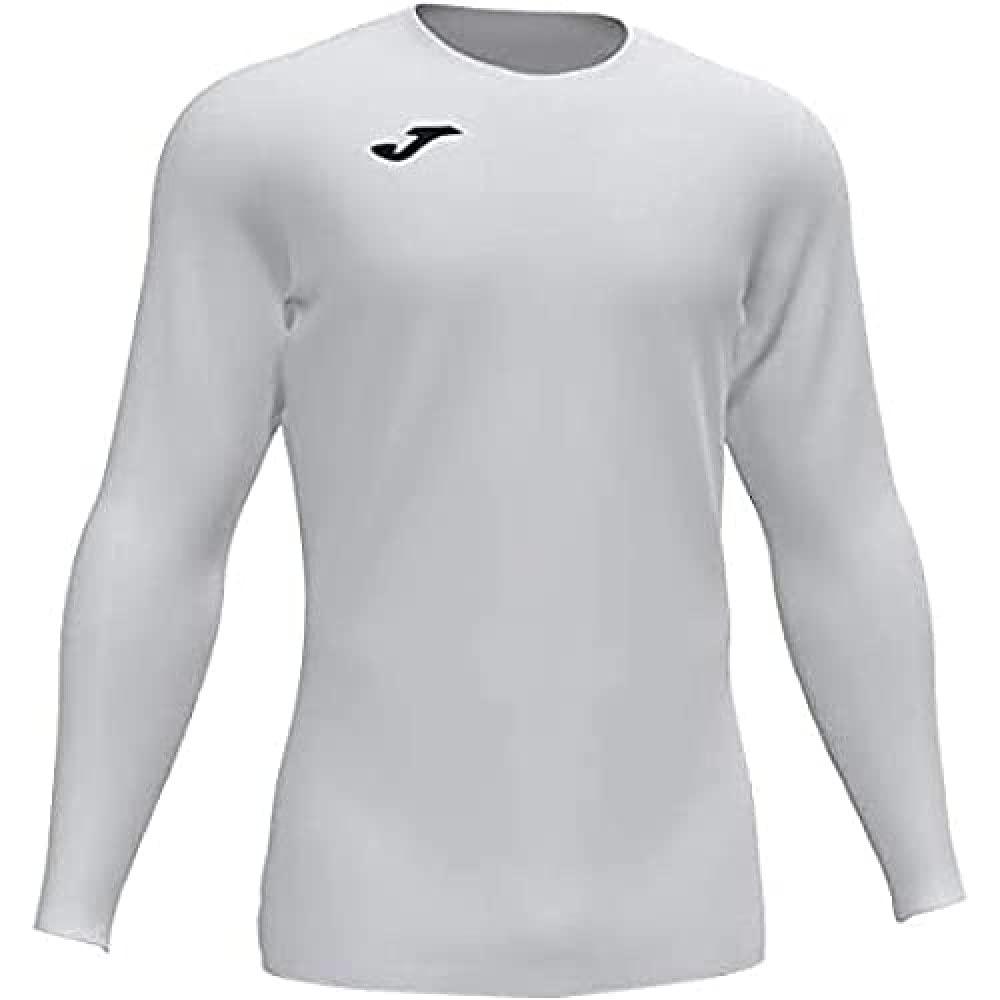 Joma Academy Men's Short Sleeve T-Shirt, mens, Long Sleeve Game T-Shirt, 101658.200, white, M