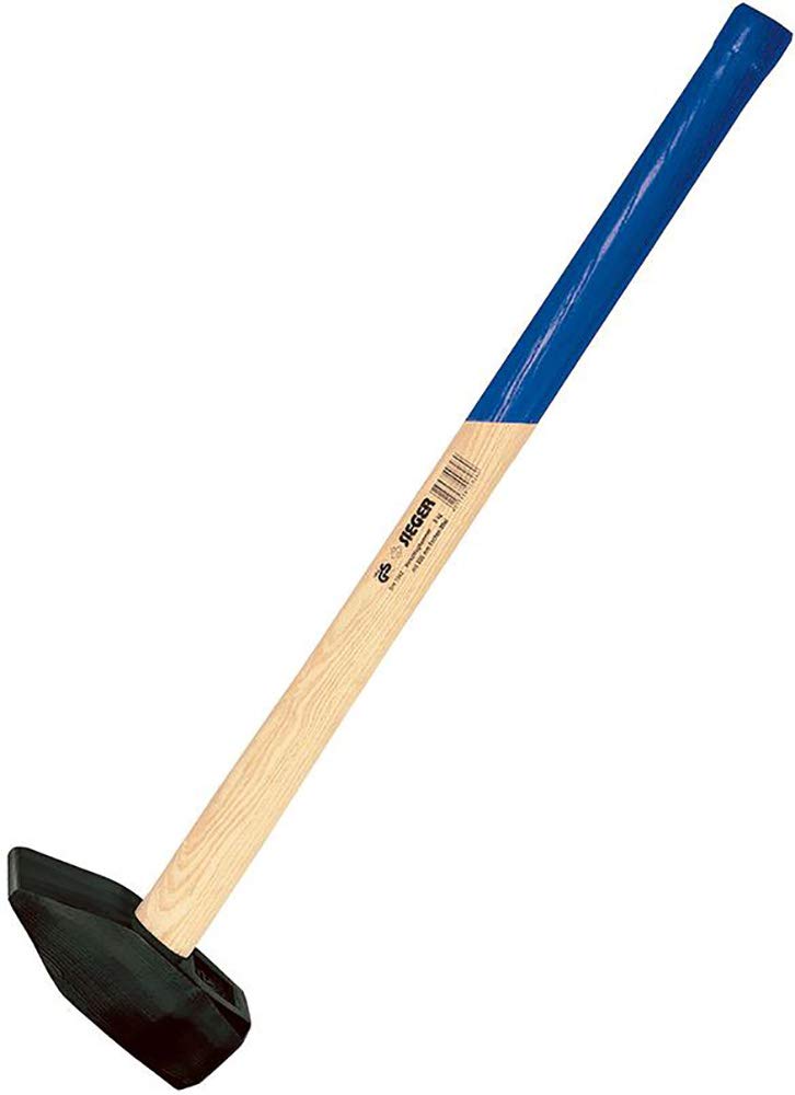 Idealspaten WEG20015 Vorschlaghammer "Sieger" mit Hickorystiel 5kg/80cm