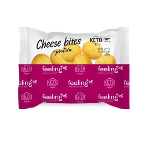 Cheese Bites KETO al queso + protein. Formato de 50 g.