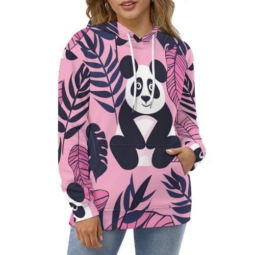 Sweatshirt pullover pour homme femme imprimé panda taille S - 2