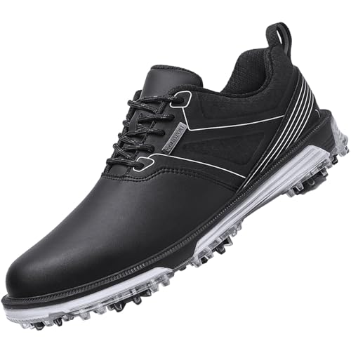 ULTIANT Scarpe da Golf Uomo, Impermeabili, Traspiranti, Lacci, Scarpe per