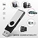 AreTop 2GB USB Flash Drive 10 Pack Pen Drive Memory Stick USB2.0 Pendrive Thumb Drives Bulk for Fold Data Storage Memoria USB (Bulk 10 PCS - Mixed Colors Black/Blue/Purple/Green/Red)