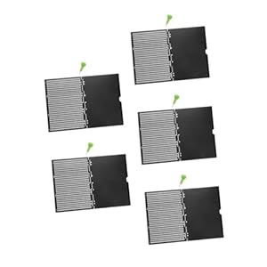 Healeved 5er Braille-Tablet Lernwerkzeug Schwarz