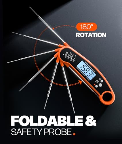 image for AYMDKI Meat Thermometer Digital - Instant Read Food Thermometer for Co