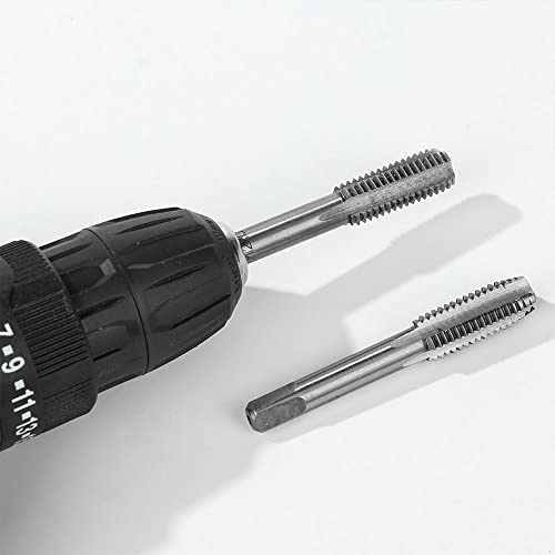 Homesogood Hand Straight Flute Taps M3~M14 Metric Drill Bit Machine Spiral Point Hss Screw Fluted Plug Threading Kit 2Pcs/Set(M10X1.5) #TOP5