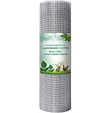 Amagabeli Hardware Cloth 1/4inch 36inch x 50ft 23Gauge Galvanized After Welding Wire Metal Mesh Roll
