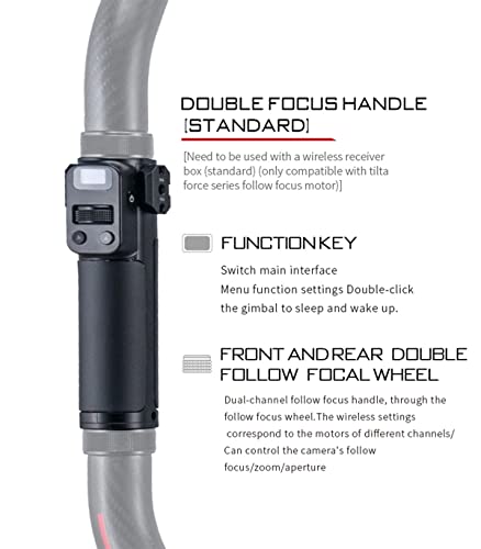 Tilta Advanced Ring Grip For Rs 3 Pro/Rs 2 | Increased Stability, Control Rs 2 Gimbal, Nucleus M, Nano, And Dji Wireless Follow Focus Motors Via Control Handles| Tga-Arg #TOP2