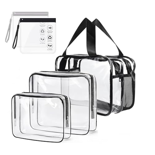 Trousse de toilette transparente anti-fuite pour protéger vos vêtements