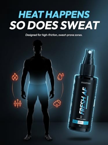 Image of Fresh AF Combo Intimate Spray for Men (1500 Sprays)| Work + Travel Combo |Anti Odour Intimate Hygiene Body Spray for Balls & Groin | Pre /Post Gym, Travel & Workout for Clean & Fresh Balls | Barely There & Unholy Water