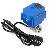 U.S. Solid Motorisierter Kugelhahn 220V AC mit Stecker 1/2 Zoll DN15, stromlos offen, 2-wege Edelstahl-Elektrokugelhahn, automatische Rückkehr – Ansicht 6