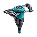 COLLOMIX XQ Paddle Mixer - 120V, 2HP Portable Concrete Mixing Drill with RPM and Timer Settings & HEXAFIX PRO Paddle Connection - XQ4