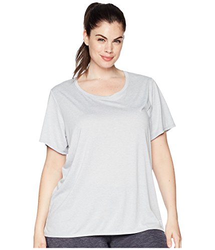 Nike Women's Plus Size Dry Legend T-Shirt (Wolf Grey, 1X)