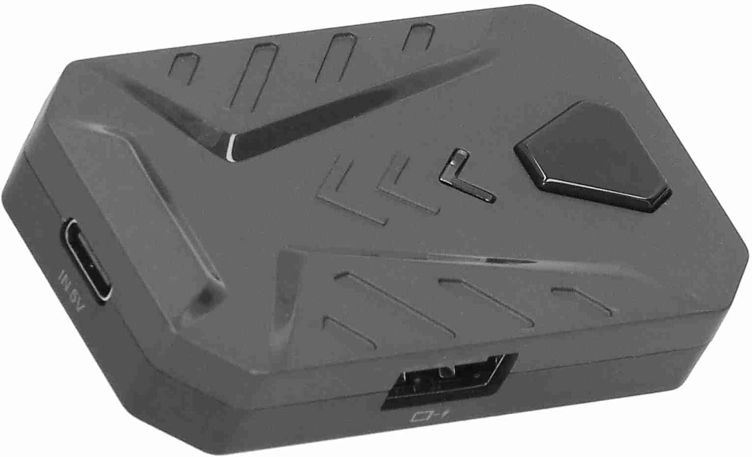 Android Keyboard Mouse Converter, Gaming Keyboard Mouse Adapter for Mobile Games, USB 2.0 Fast Interface, Adjustable Viewing Stand, Play While Charging