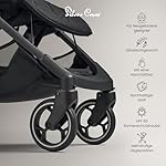 Silver Cross | Clic Kompakt-Kinderwagen | Reisekinderwagen | faltbarer & leichter Kinderwagen | Kabinengröße | Neugeborene - 4 Jahre | Space