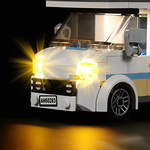 FYHCY Led Beleuchtung Set für Lego 60283 City Ferien-Wohnmobil,Led Licht Beleuchtungsset für Lego 60283 (NUR Licht Set) – Bild 7