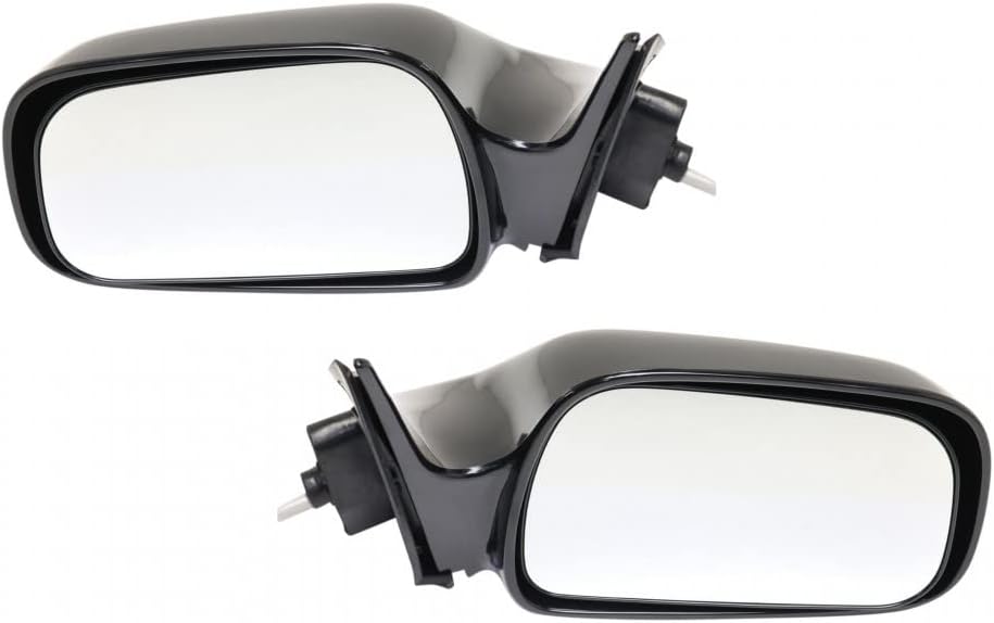 For Toyota Camry 1992 93 94 95 1996 Door Mirror Driver and Passenger Side | Pair | Power | Non-Heated | Paint To Match | Replacement For TO1320138, TO1321138 | 87940-33040-C0, 8791006030C0