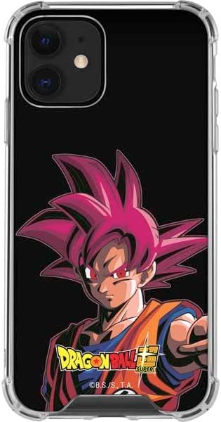 Skinit Clear Phone Case Compatible with iPhone 12 - Officially Licensed Dragon Ball Super Goku Vegeta Super Ball Design