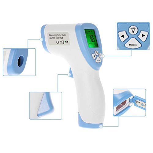 ALEXTREME Infrared Thermometer Baby Forehead Digital No-contact Thermometers Body Temporal Basal Temperature Measurement Tool for Fever Kids Children Adults Infants, New Version, Random Color (random) - Thumbnail 6