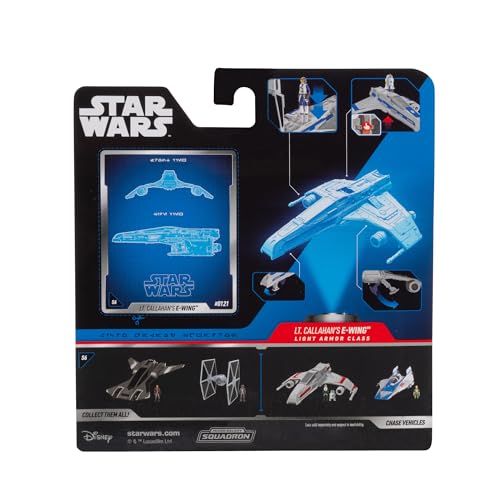Star Wars Micro Galaxy Squadron Lt. Callahan’s E-wing Mystery Bundle - 5-Inch and 2.5-Inch Vehicles with Accessories (Amazon Exclusive) by Jazwares - Image 4