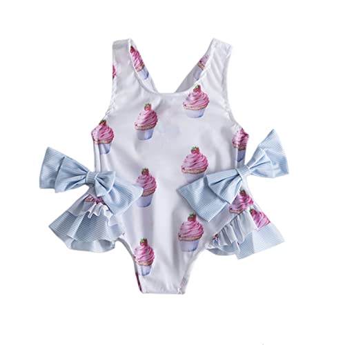 Maillot de bain 1 pièce fille extensible et confortable taille 4T