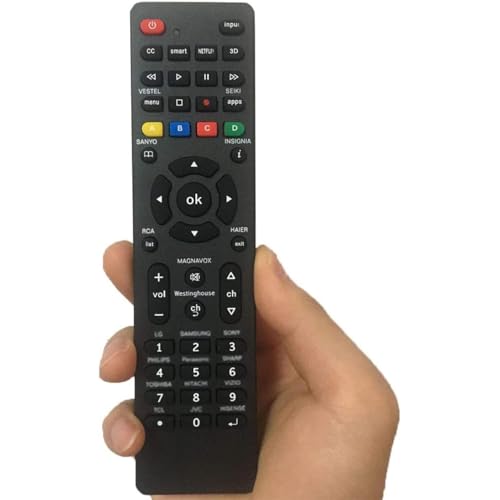 Universal TV Remote Control for Samsung, Vizio, Sony, Panasonic, Smart TV, HAIER, Toshiba, Philips, TCL - tv remote control universal for Contour Universal Control of TV/Smart TV