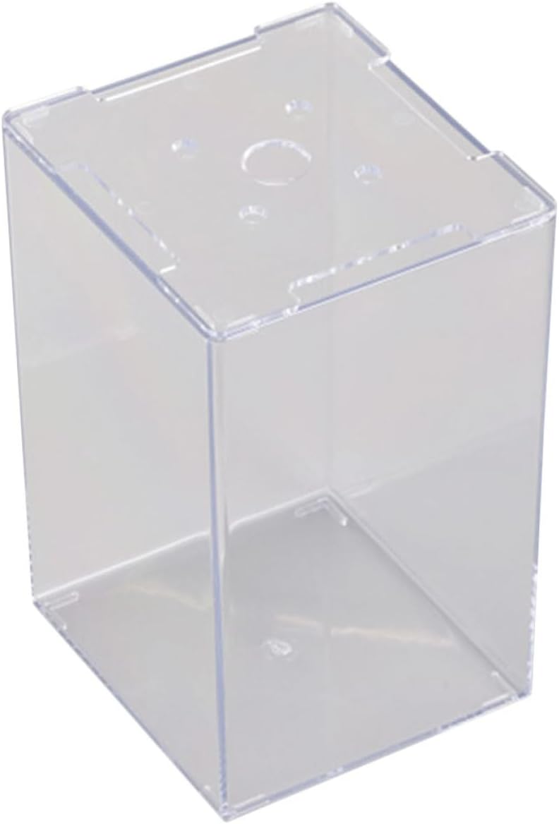 Hemobllo Mini Fish Tank Fish Box Not Easy to Deform Acrylic 7.47x5.11x4.72in Stylish Chic Desktop Decor for Tank Small