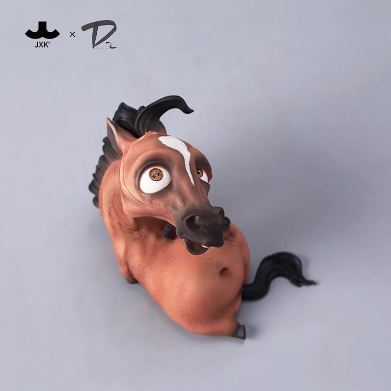 MMOS X JXK D2 Horse Figurine The Chinese Zodiac Series Durable Polyresin with Intricate Details JXK Studio