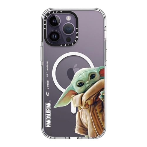Coque transparente iPhone 14 Pro Max CASETiFY Grogu compatible MagSafe