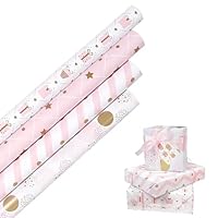 HBell Verjaardag Inpakpapier Roll, 43 cm x 10 m Happy Birthday