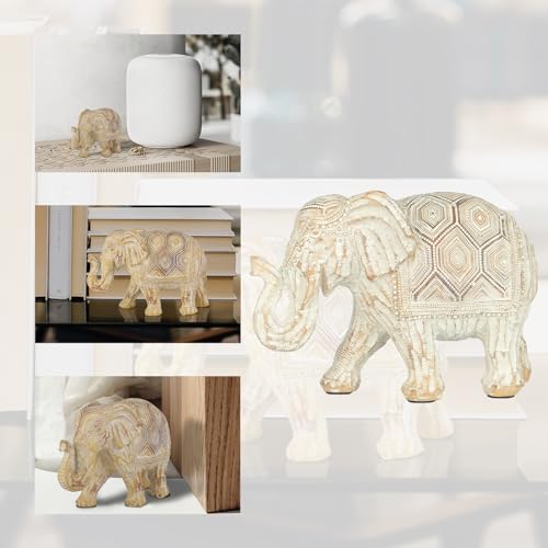 Estatua Elefante Boho Decoración Moderno 12 cm miniatura 3